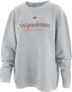 Susquehanna University River Hawks Women's Corduroy Crewneck Sweatshirt