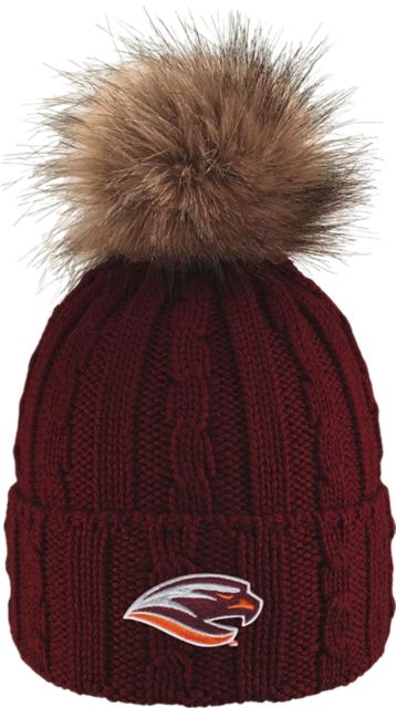 Susquehanna University River Hawks Women's Fur Pom Beanie