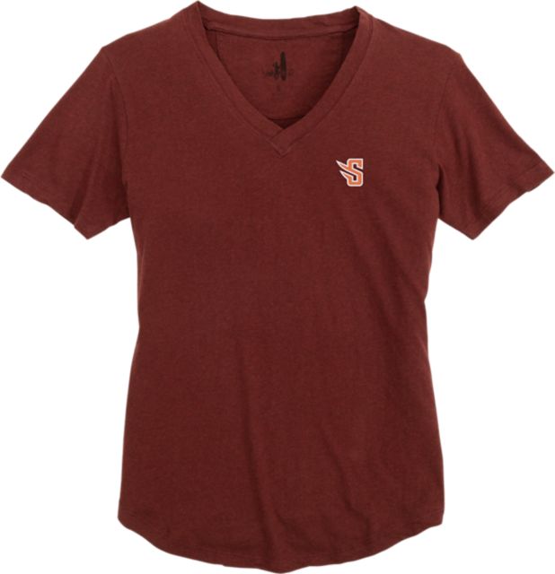 Susquehanna University River Hawks Women's Meredith V-Neck T-Shirt