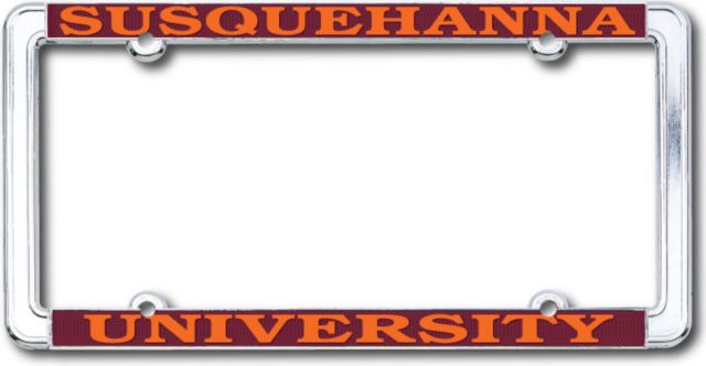 Susquehanna University Thin Rim Licence Plate Frame
